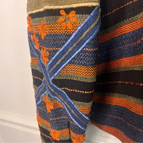 Coldwater Creek | Boho Patchwork Mixed Media Embroidered Jacket | Size XL - Picture 10 of 11